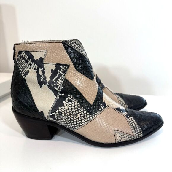 Amuse Society Matisse Last Call Western Festival Ankle Booties Women 8.5 - Picture 12 of 12